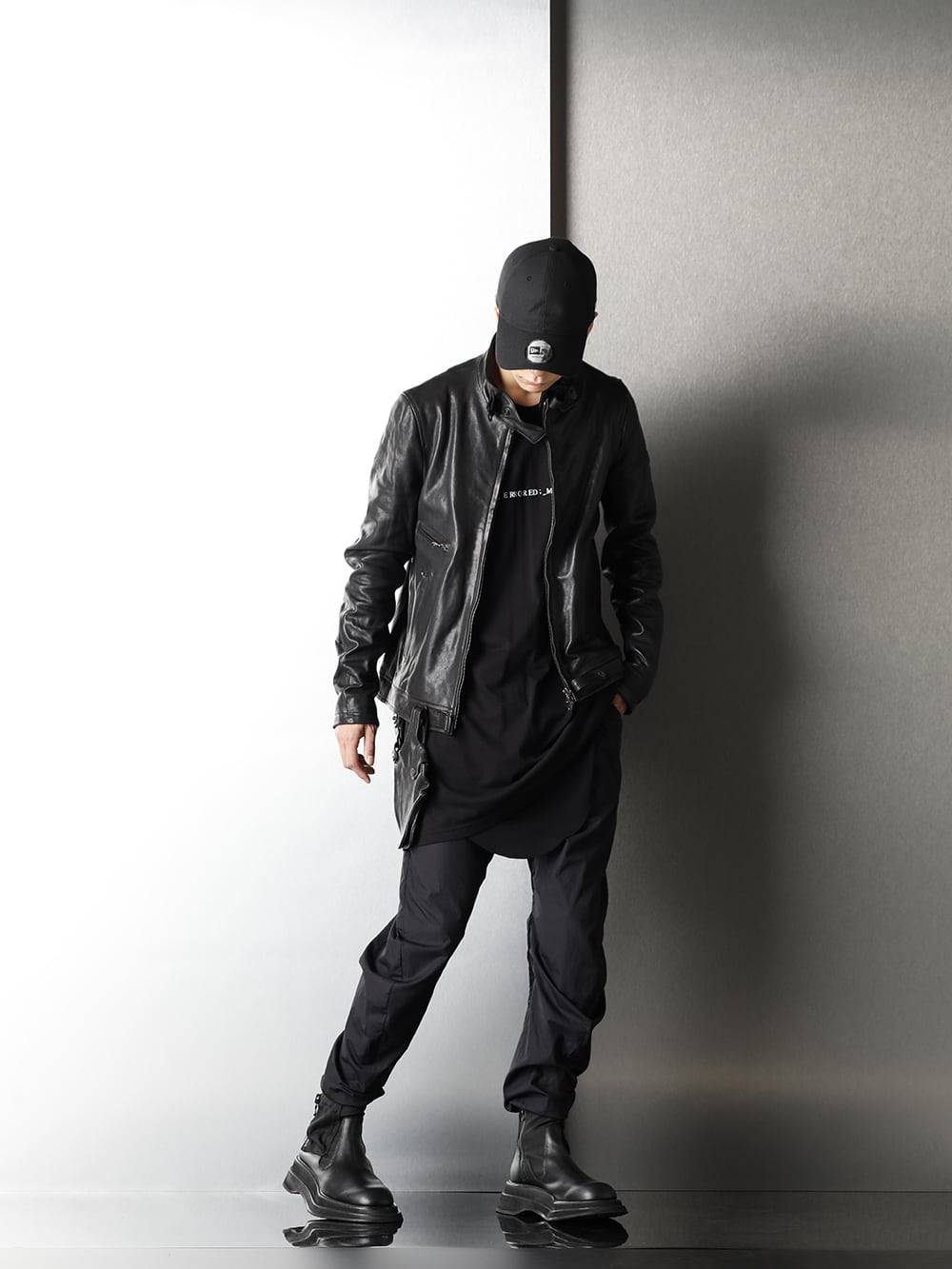 JULIUS 20-21AW Gunholder Leather jacket Styling - 1-004