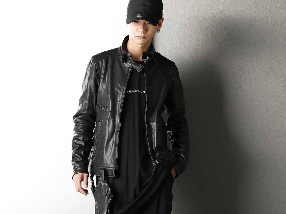 JULIUS 20-21AW Gunholder Leather jacket Styling - 2-001
