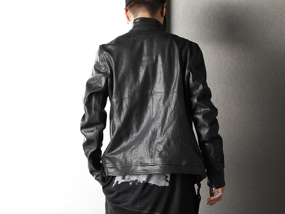JULIUS 20-21AW Gunholder Leather jacket Styling - 2-003