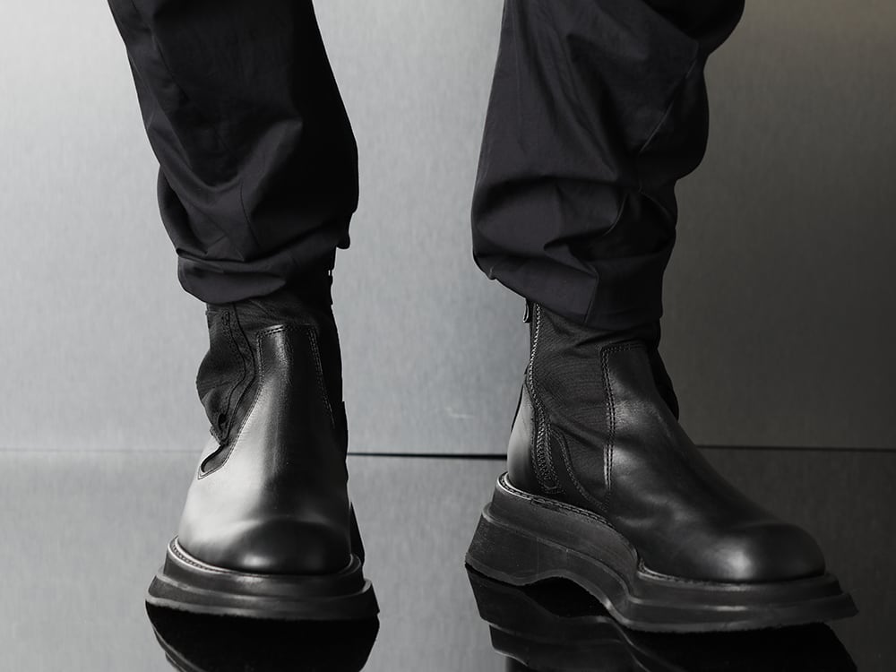 JULIUS 20-21AW Gunholder Leather jacket Styling - 3-004