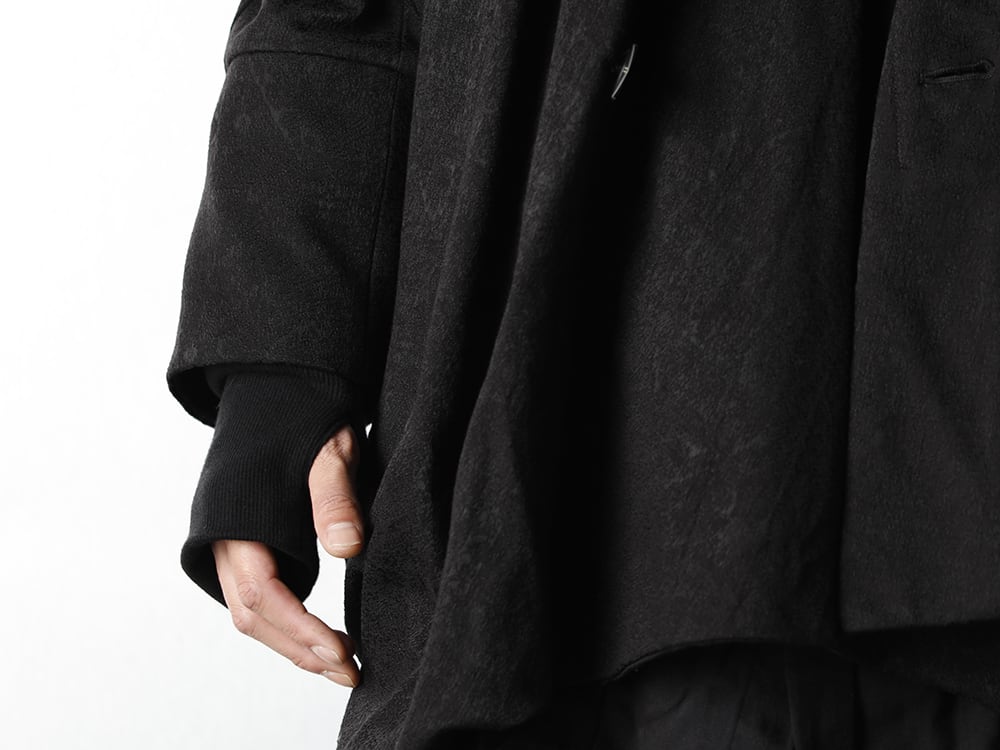JULIUS 20-21AW Drape Jacquard blouson Styling - 2-006