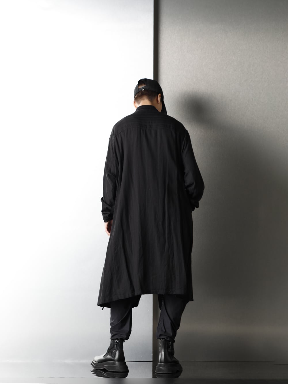 JULIUS 20-21AW Long Striped shirt Styling - 1-003