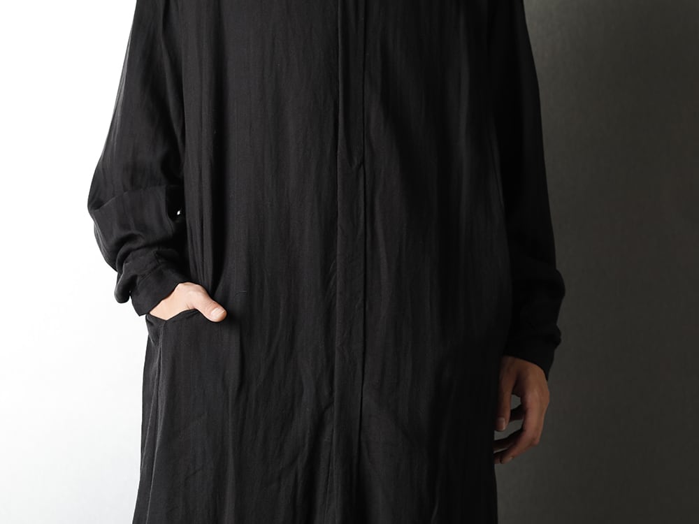 JULIUS 20-21AW Long Striped shirt Styling - 2-004