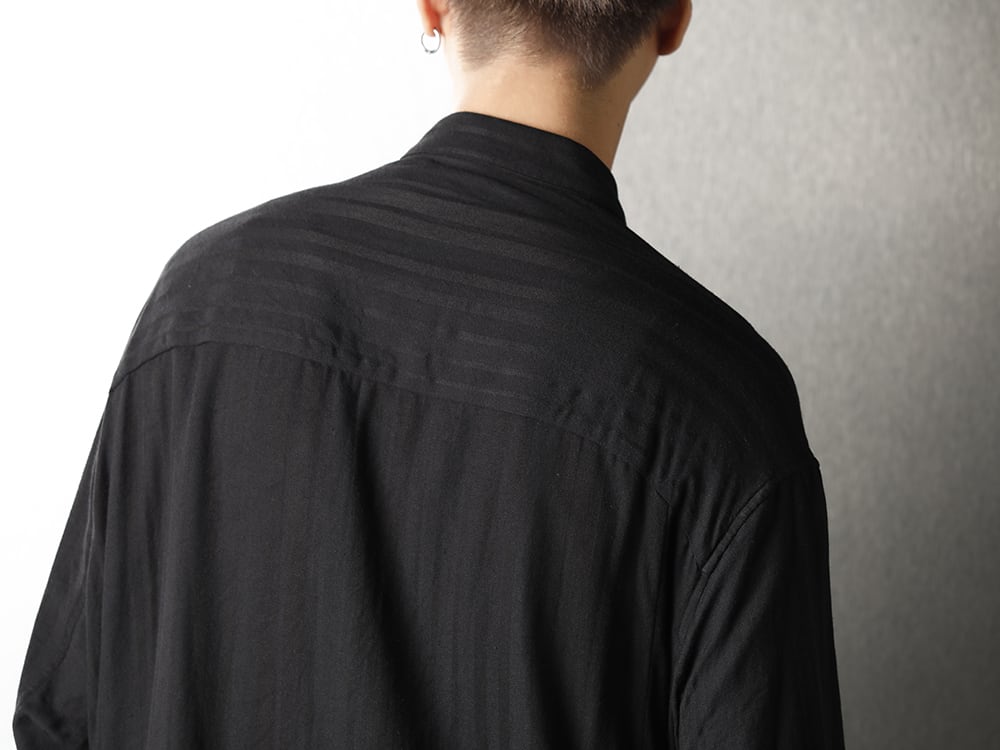 JULIUS 20-21AW Long Striped shirt Styling - 2-006