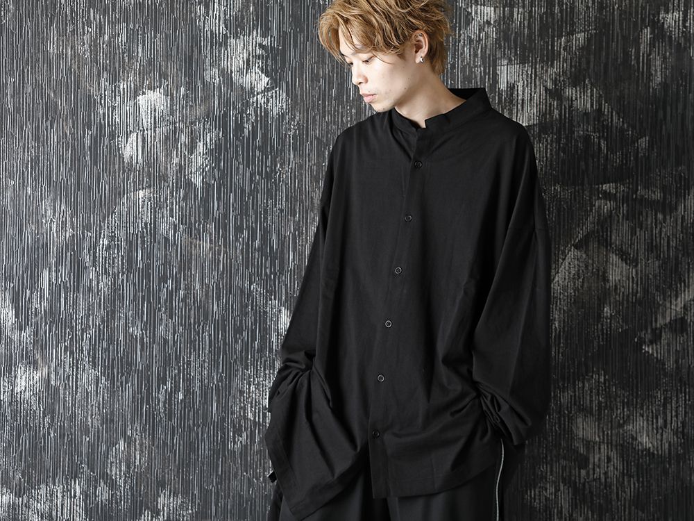 Yohji Yamamoto 20-21AW Asymmetry Message Print Cardigan Style - 2-001