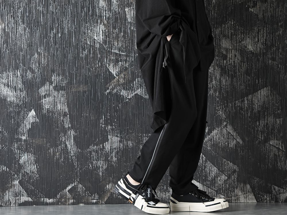 Yohji Yamamoto 20-21AW Asymmetry Message Print Cardigan Style - 3-003