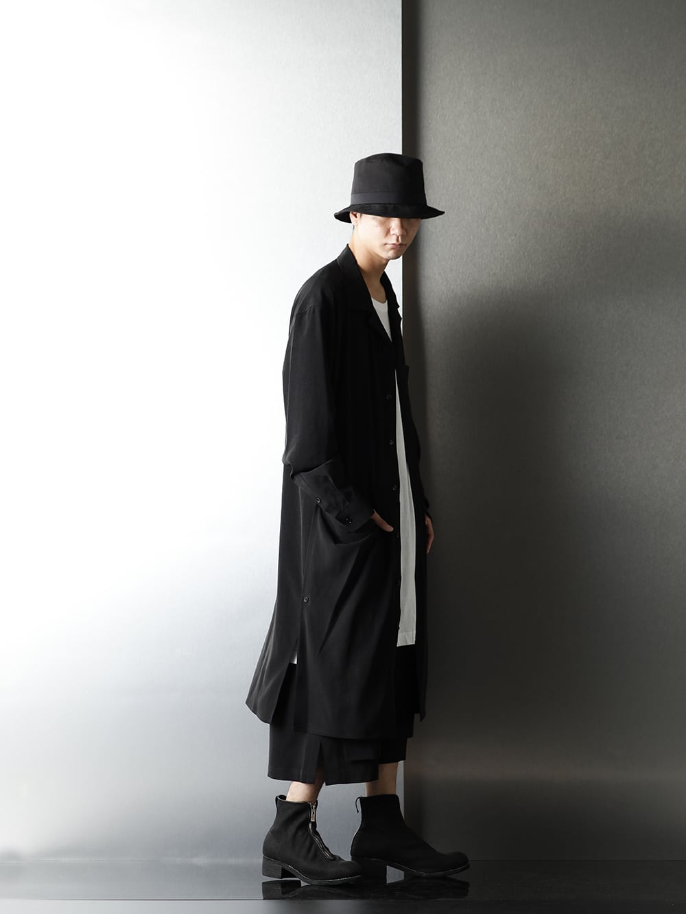 .Logy kyoto Ground Y 20-21AW No Fixing Long Shirt Styling - 1-002