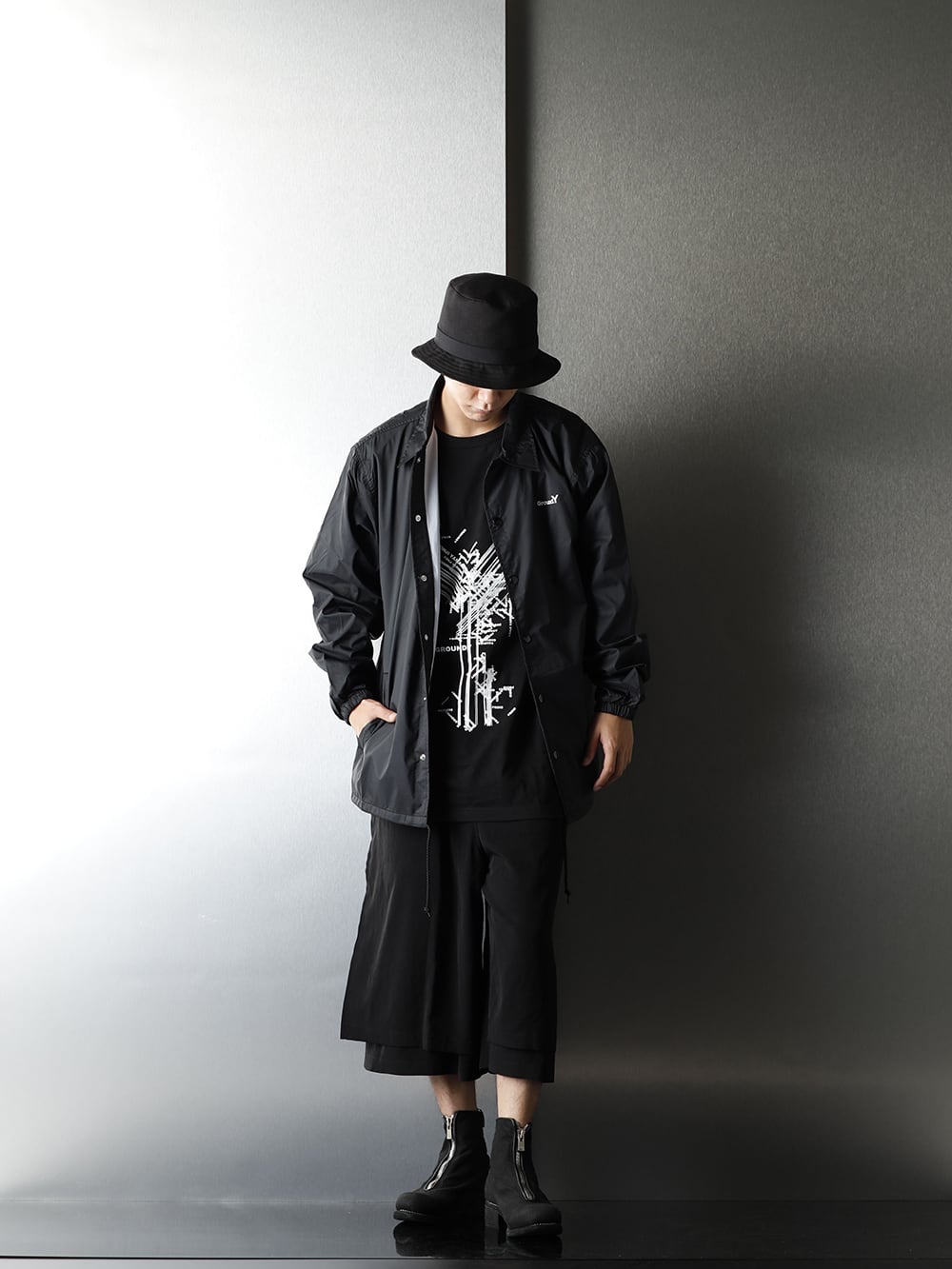 .Logy kyoto LOGO Coach jacket Styling - 1-001
