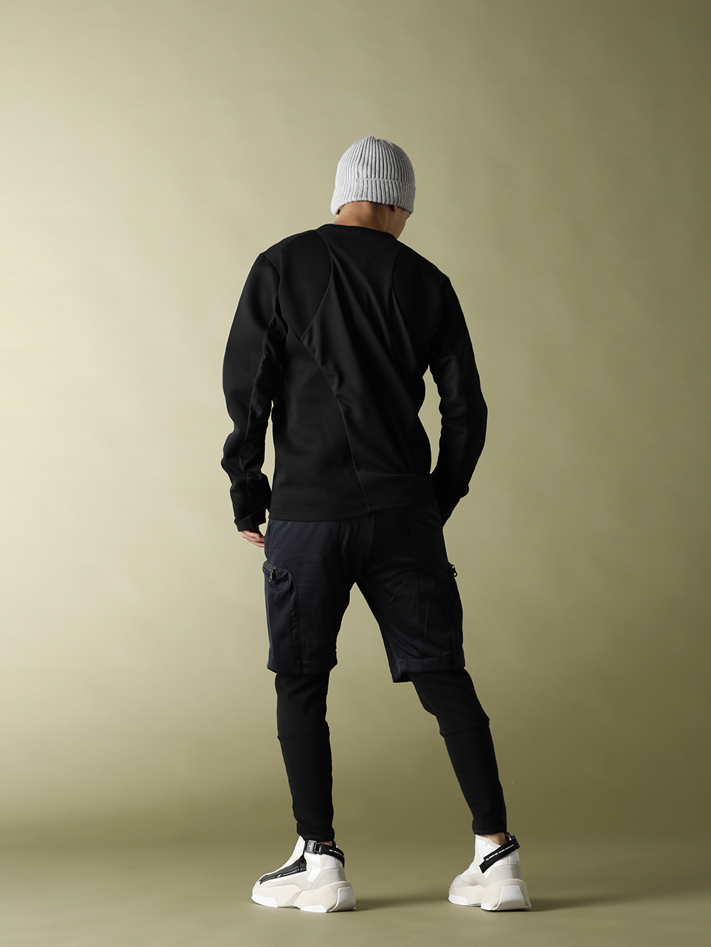 .LOGY kyoto RIPVANWINKLE【SHORTS LAYERD】VELOCITY L/S SHIRT STYLING! - 1-003