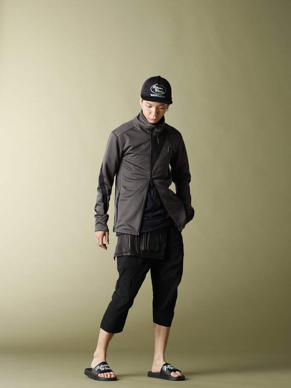 .LOGY kyoto RIPVANWINKLE【LEATHER  APRON】CROPPED PANTS STYLING! - 1-004