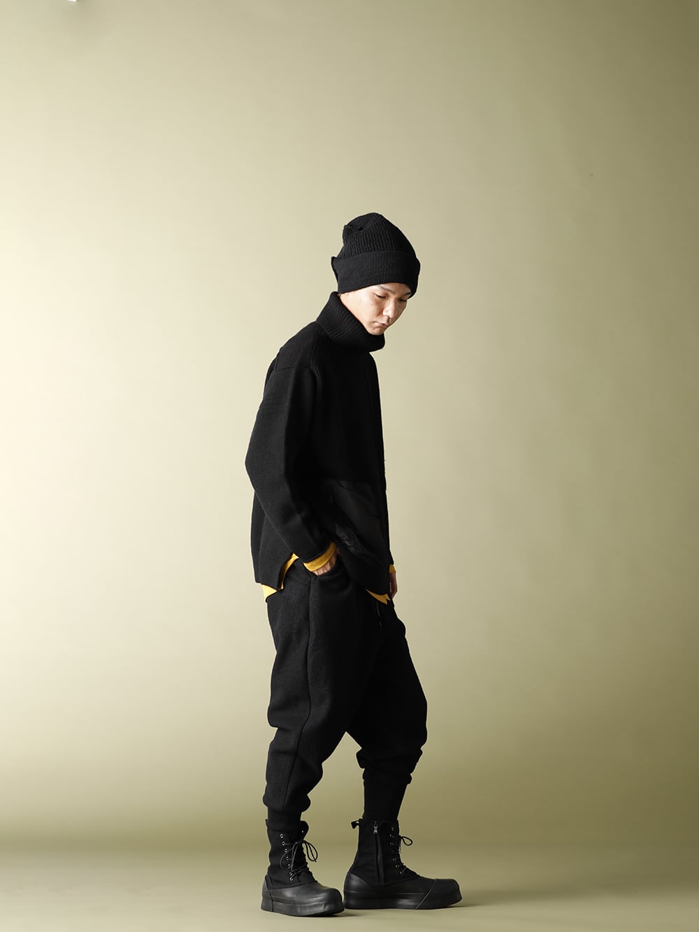 .LOGY Kyoto The Viridi-anne Pocket Turtle neck knit Layered Styling!! - 1-002