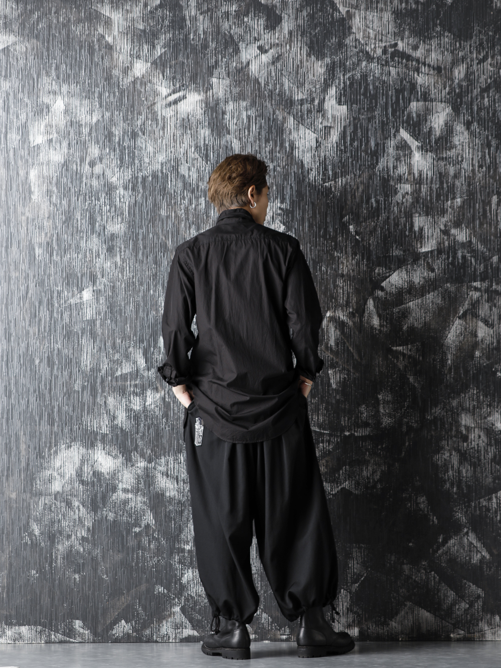 Yohji Yamamoto 20-21AW Long Collar Chain Stitch Shirt Style - 1-004