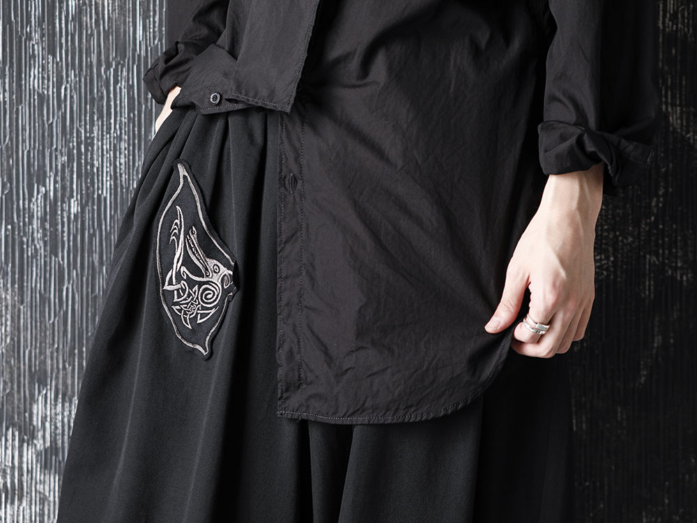 Yohji Yamamoto 20-21AW Long Collar Chain Stitch Shirt Style - 2-004