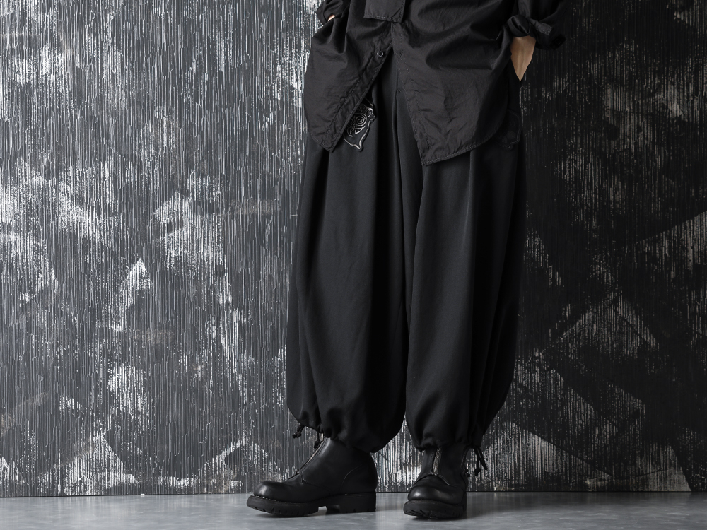 Yohji Yamamoto 20-21AW Long Collar Chain Stitch Shirt Style - 3-001