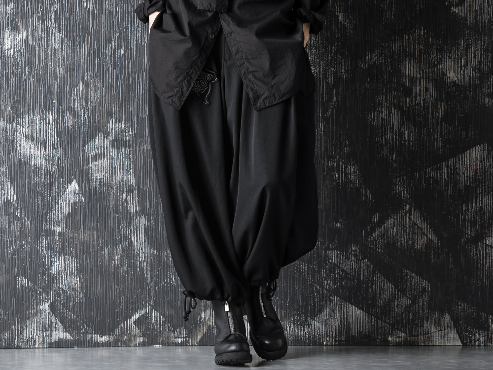 Yohji Yamamoto 20-21AW Long Collar Chain Stitch Shirt Style - 3-002