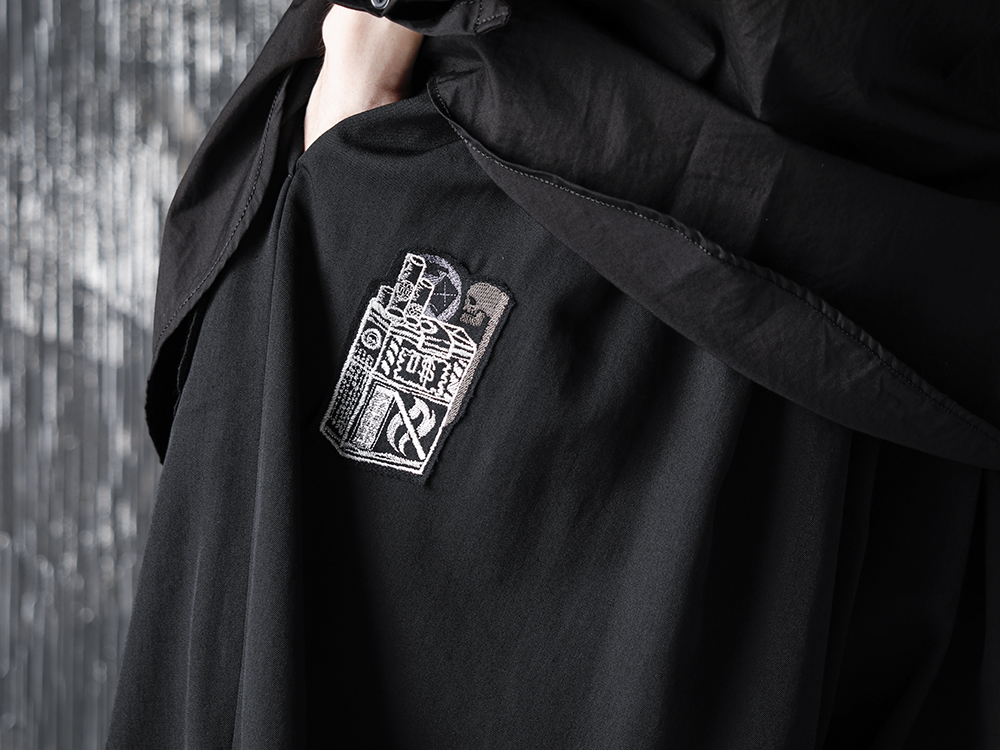 Yohji Yamamoto 20-21AW Long Collar Chain Stitch Shirt Style - 3-005