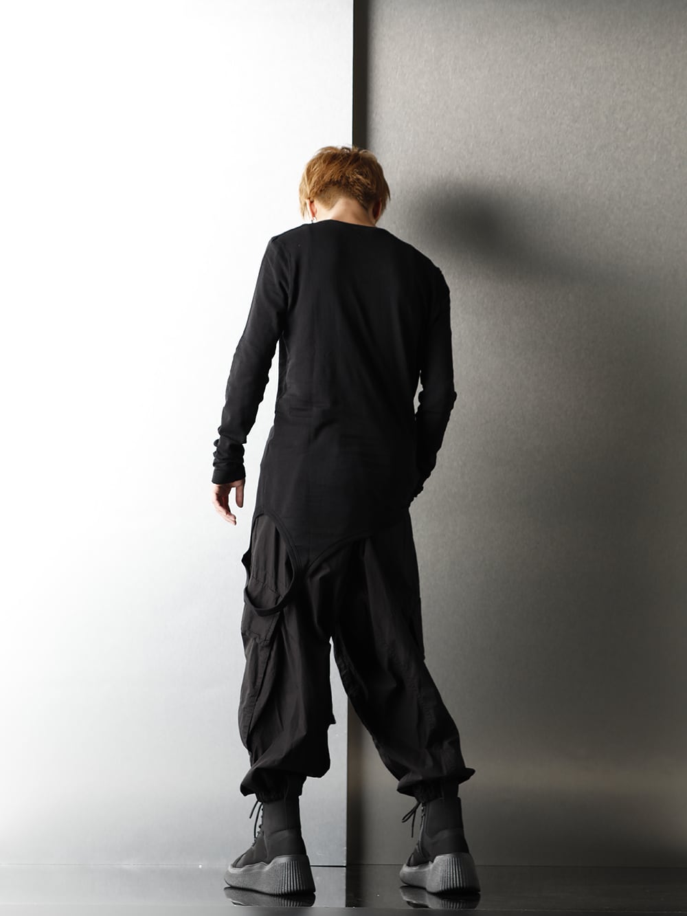 JULIUS 2020-21AW Black A-line Styling - 3-003