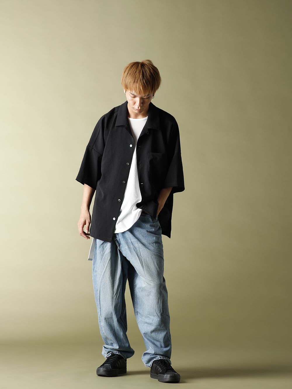 KAZUYUKI KUMAGAI【11oz denim Tapered wrap denim】Styling