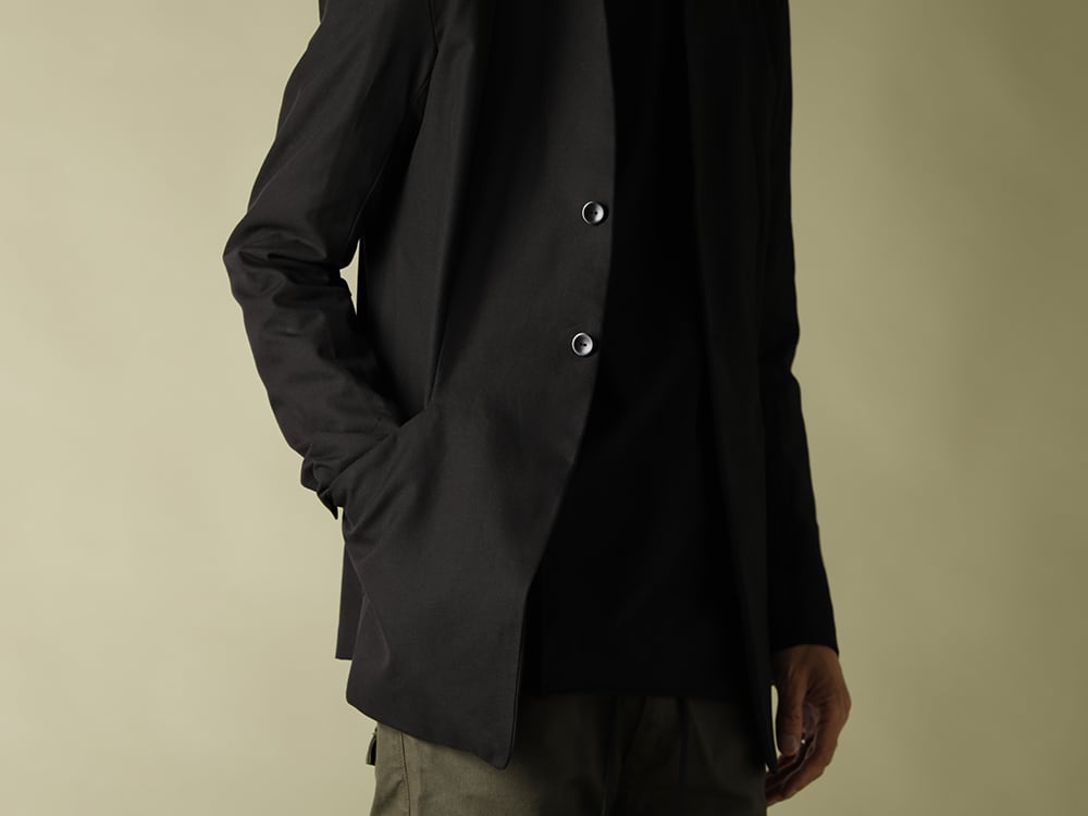 .LOGY kyoto RIPVANWINKLE 20AW【NOTCHEDLESS JACKET】CROPPED SLIM EASY STYLE! - 2-004