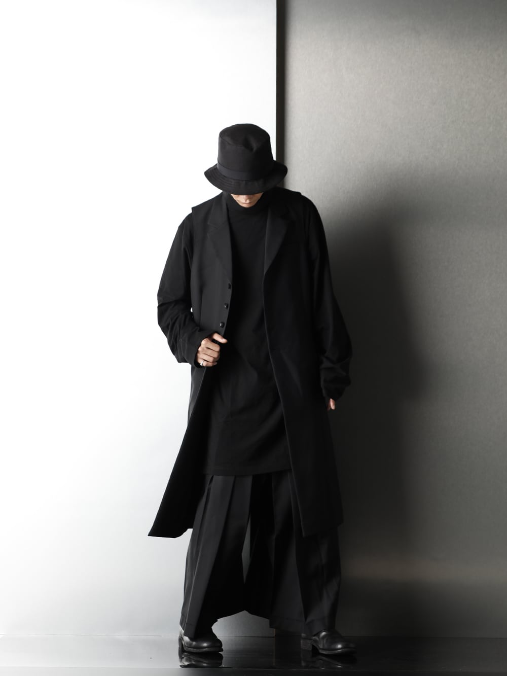 Ground Y Single long vest & Big turtle Combination Styling - 1-004