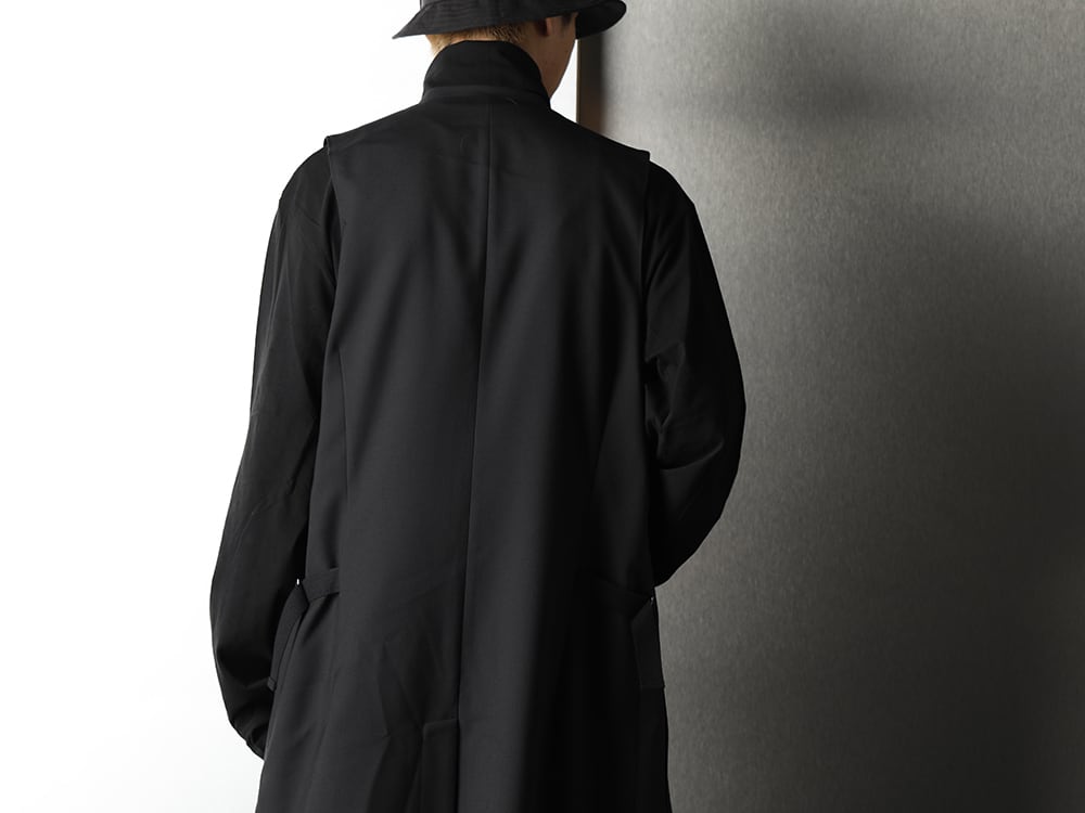 Ground Y Single long vest & Big turtle Combination Styling - 2-007