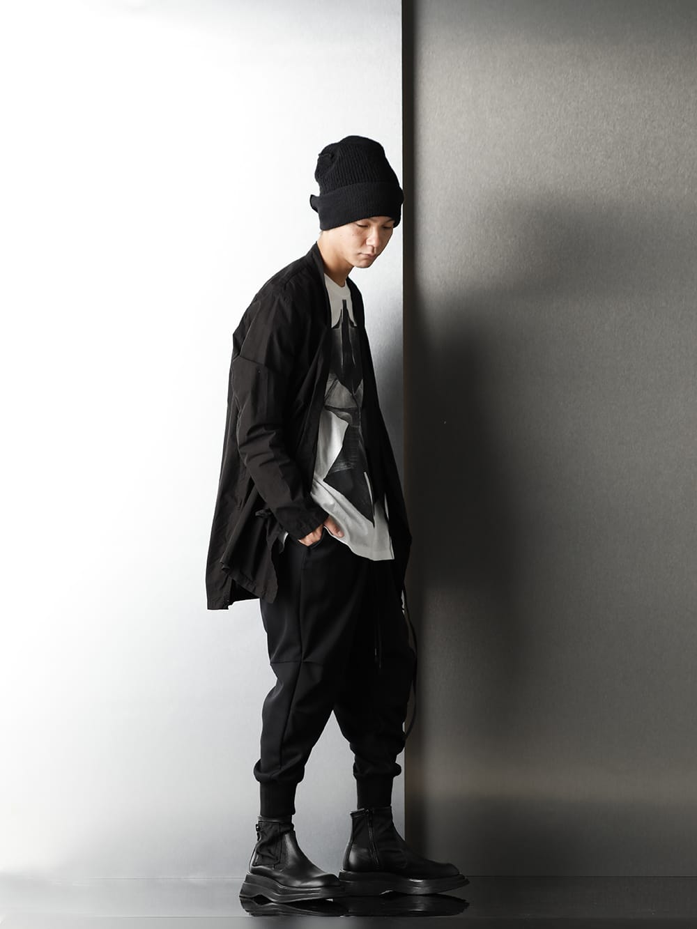 JULIUS 2020-21AW Monotone Japanese detail Styling - 1-002
