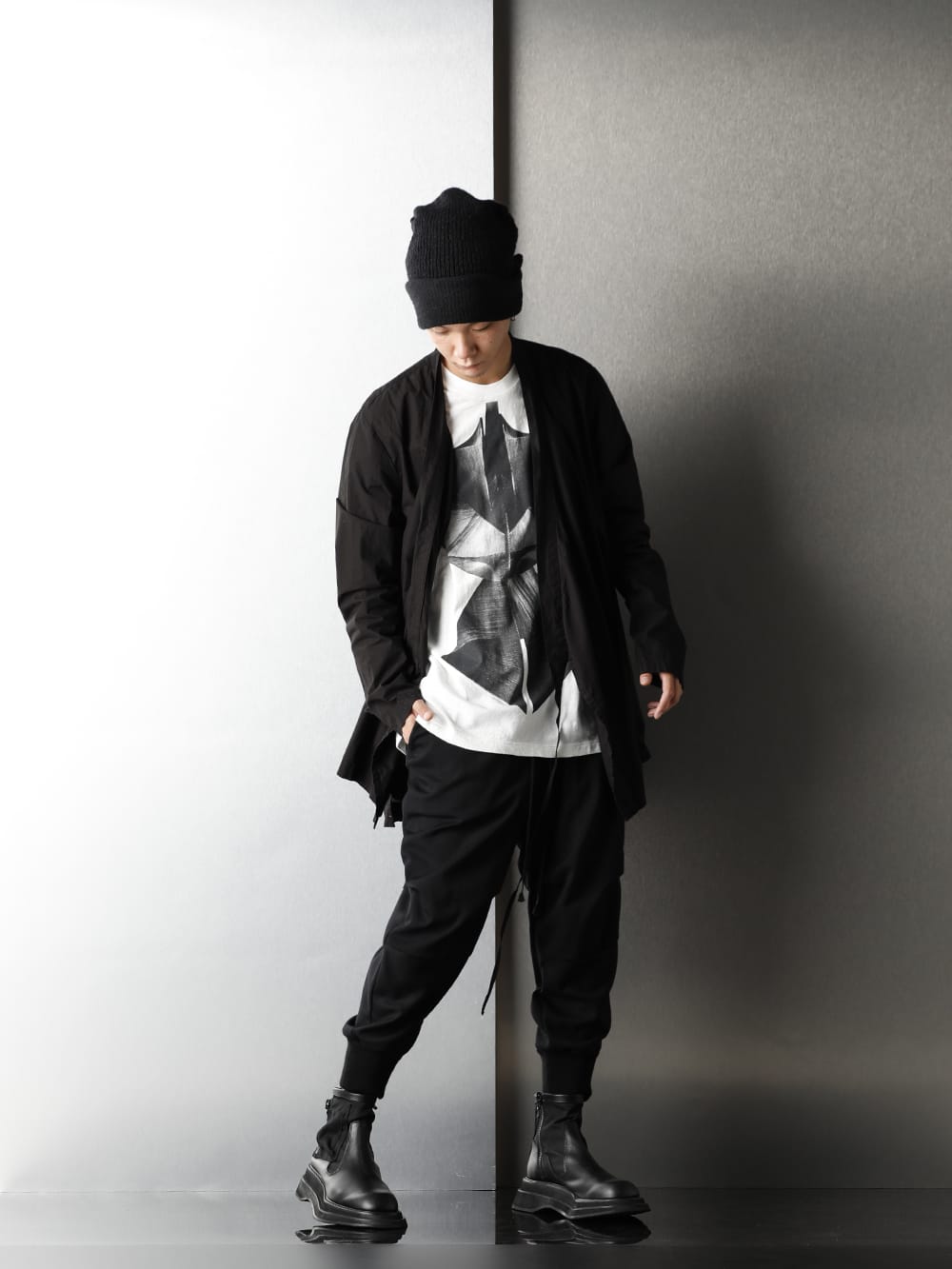 JULIUS 2020-21AW Monotone Japanese detail Styling - 1-004