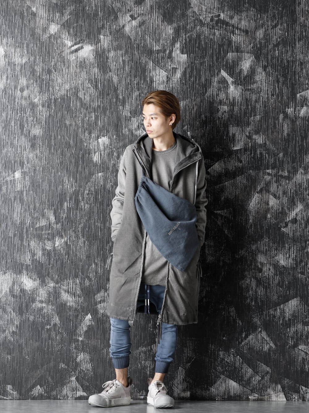 Boris Bidjan Saberi 20-21AW Faded Dark Gray x Faded Synth Blue Style - 1-001