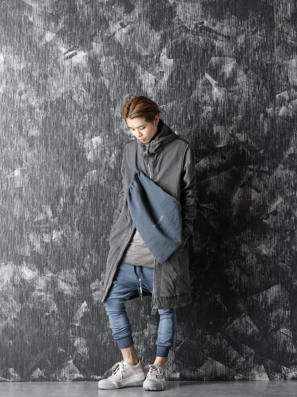 Boris Bidjan Saberi 20-21AW Faded Dark Gray x Faded Synth Blue Style - 3-001