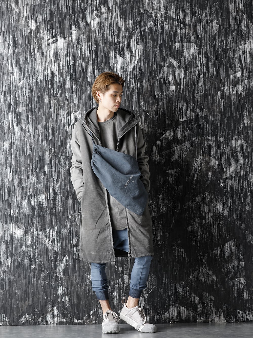 Boris Bidjan Saberi 20-21AW Faded Dark Gray x Faded Synth Blue Style - 5-001