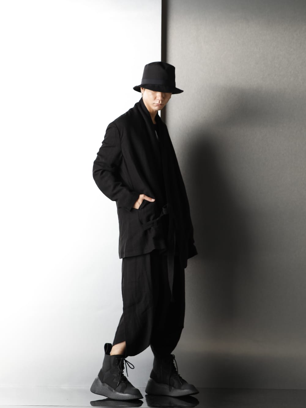 JULIUS Stripe Jacquard material Set Up Styling - 1-002