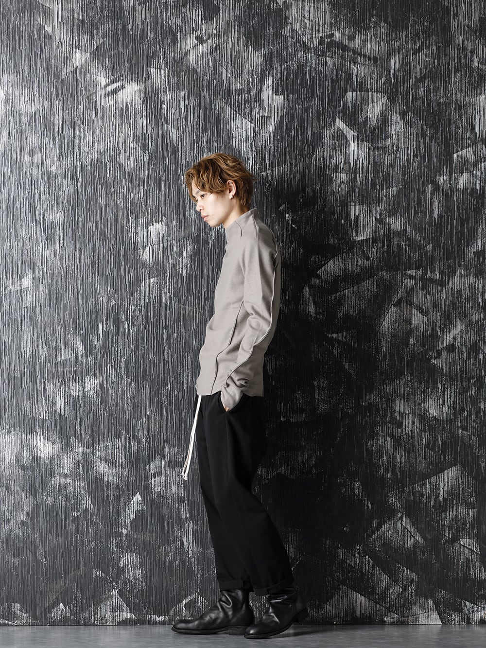 individual sentiments 20-21AW Medium Jersey Bottle Neck T-Shirts Style - 1-002