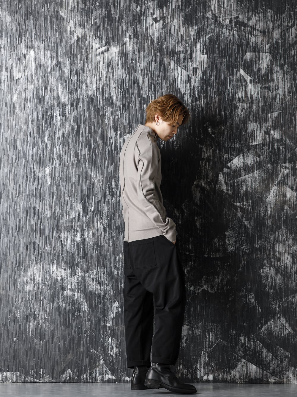 individual sentiments 20-21AW Medium Jersey Bottle Neck T-Shirts Style - 1-003