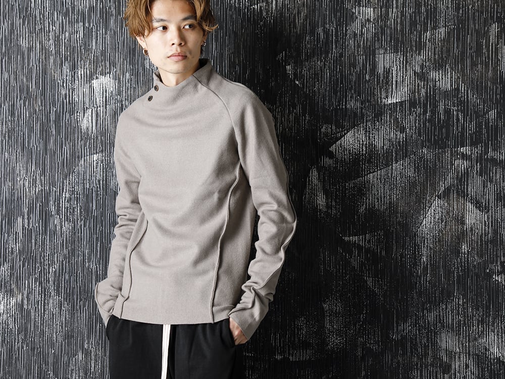 individual sentiments 20-21AW Medium Jersey Bottle Neck T-Shirts Style - 2-001