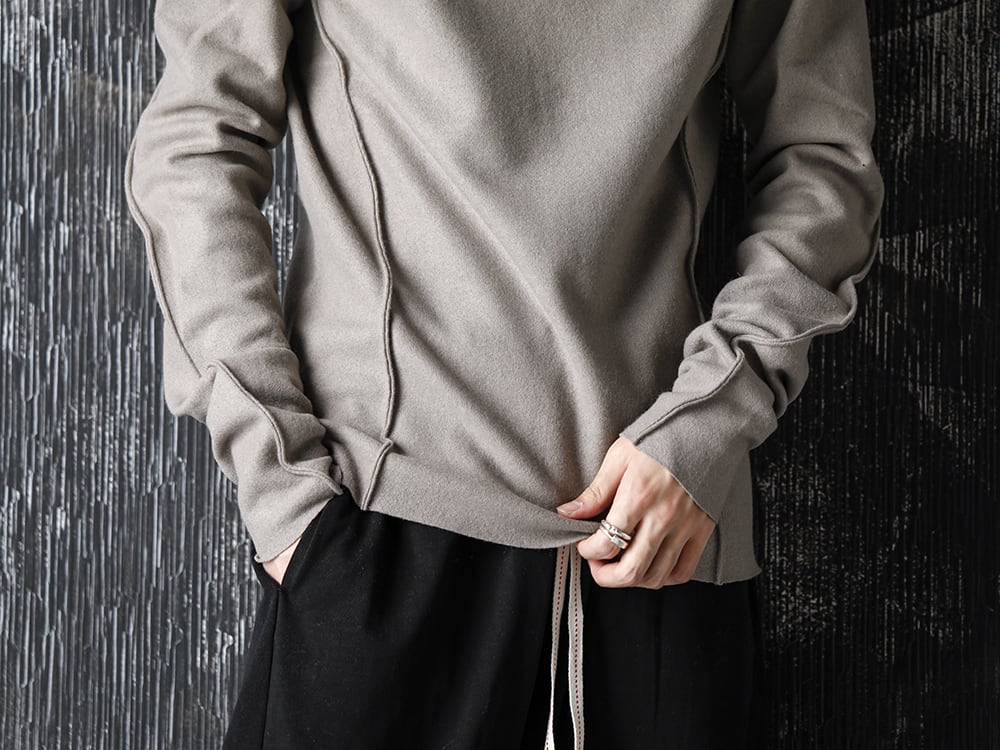 individual sentiments 20-21AW Medium Jersey Bottle Neck T-Shirts Style - 2-003