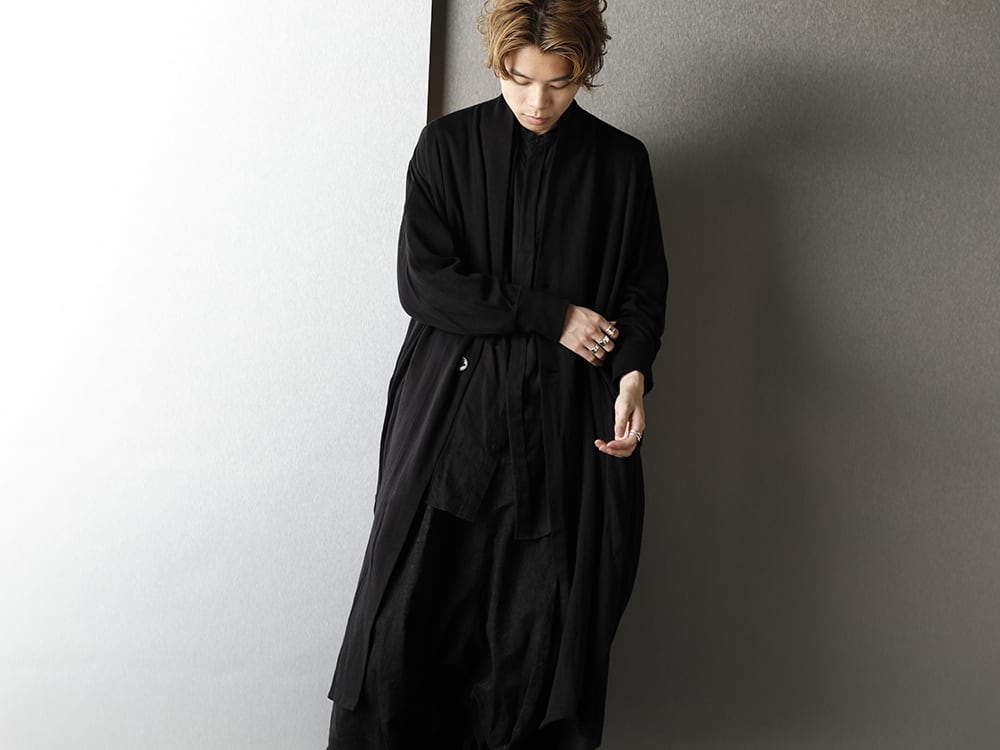 JULIUS Long Cardigan & Baggy Pants Autumn Styling - 2-001