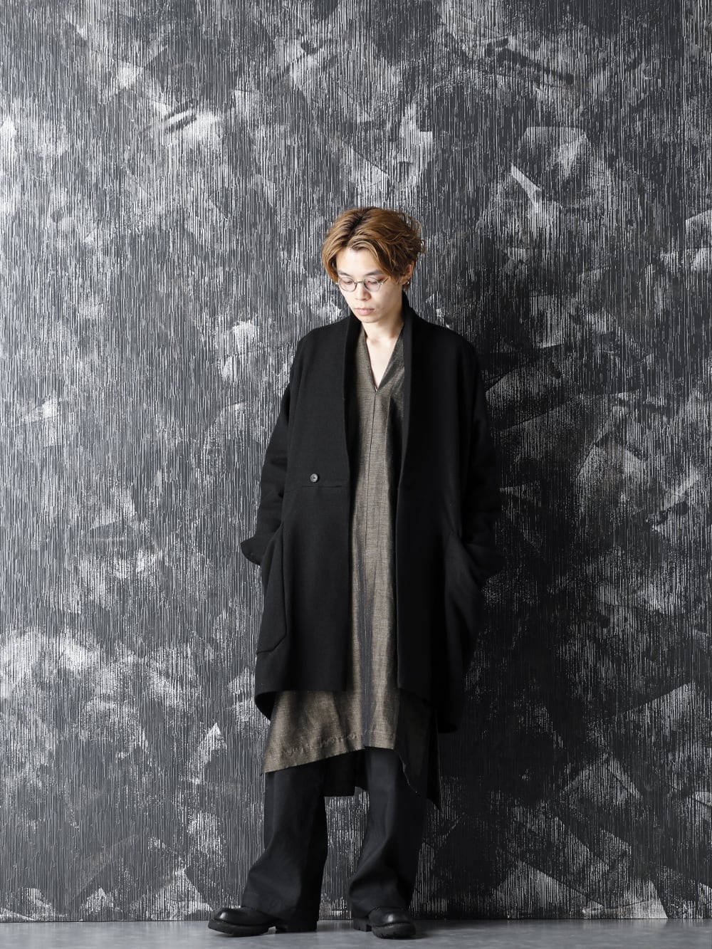 JAN-JAN VAN ESSCHE 20-21AW AINU Collar Coat STYLE - FASCINATE BLOG