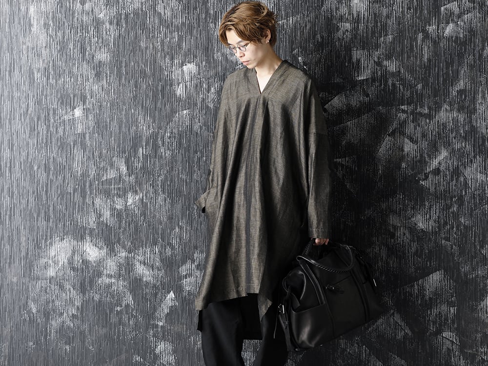 JAN-JAN VAN ESSCHE 20-21AW Gold Wool Linen Tunic Style - 3-003