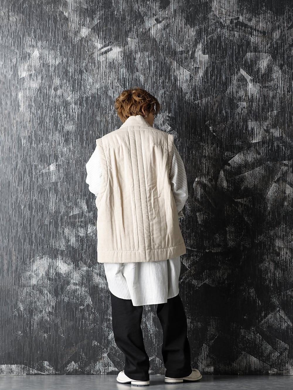 JAN-JAN VAN ESSCHE 20-21AW Body Warmer Natural Coated Flex Style - 1-004