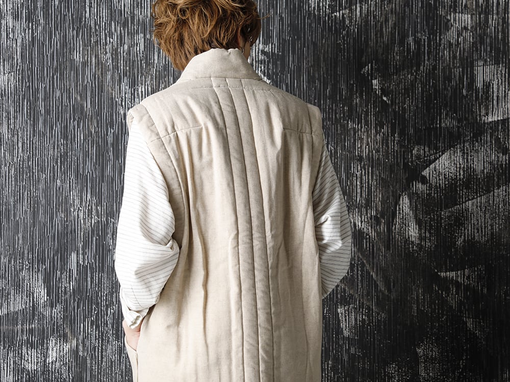 JAN-JAN VAN ESSCHE 20-21AW Body Warmer Natural Coated Flex Style - 2-006