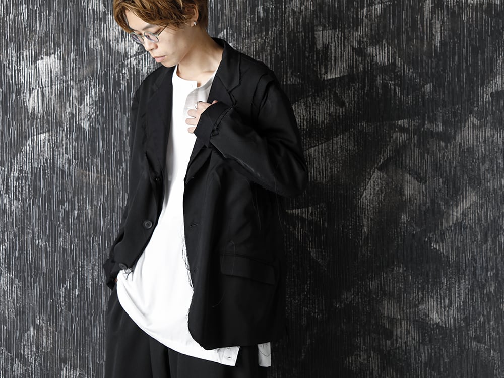 Yohji Yamamoto 20-21AW M-3BS Layered Jacket Style - 2-001