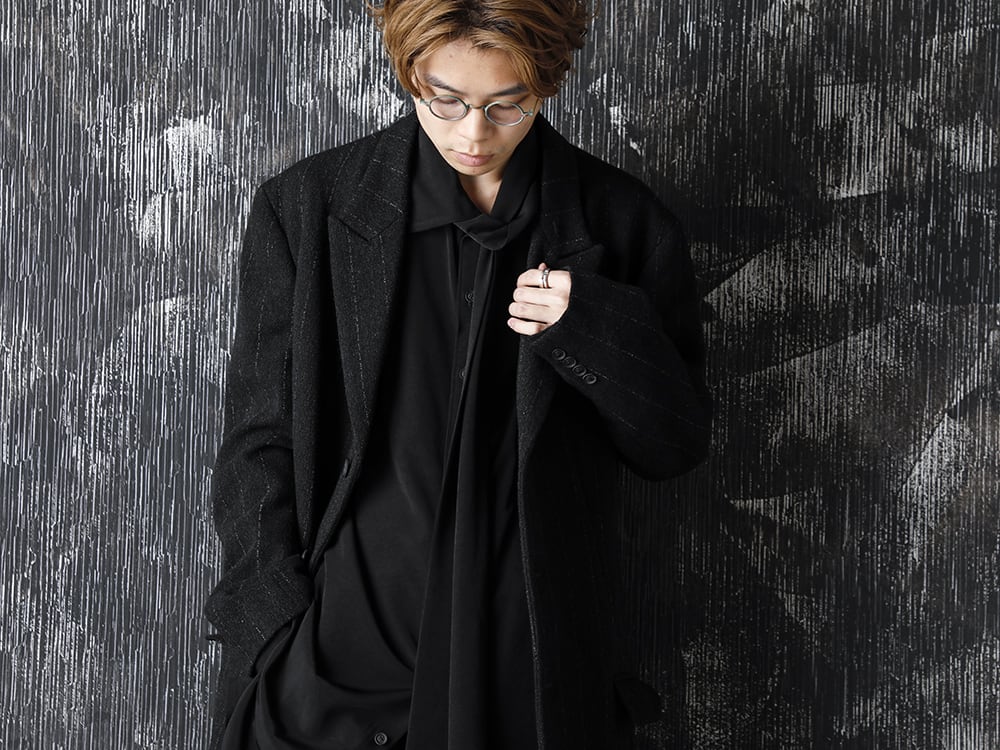 Yohji Yamamoto 20-21AW Reversible Coat Style  - 2-002