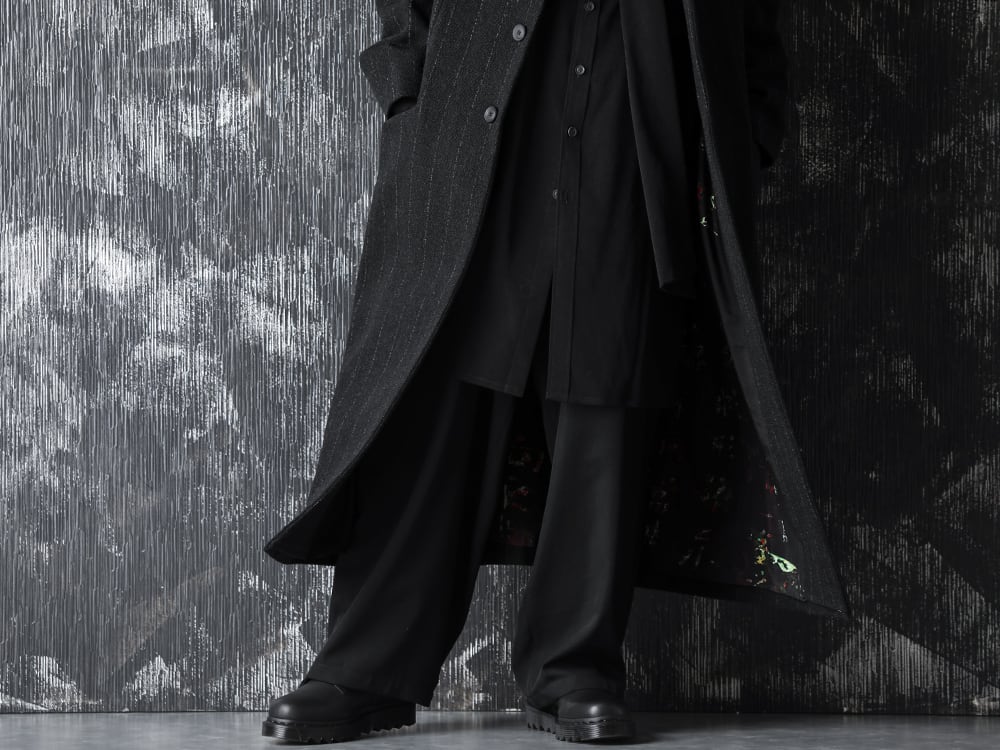 Yohji Yamamoto 20-21AW Reversible Coat Style  - 2-005