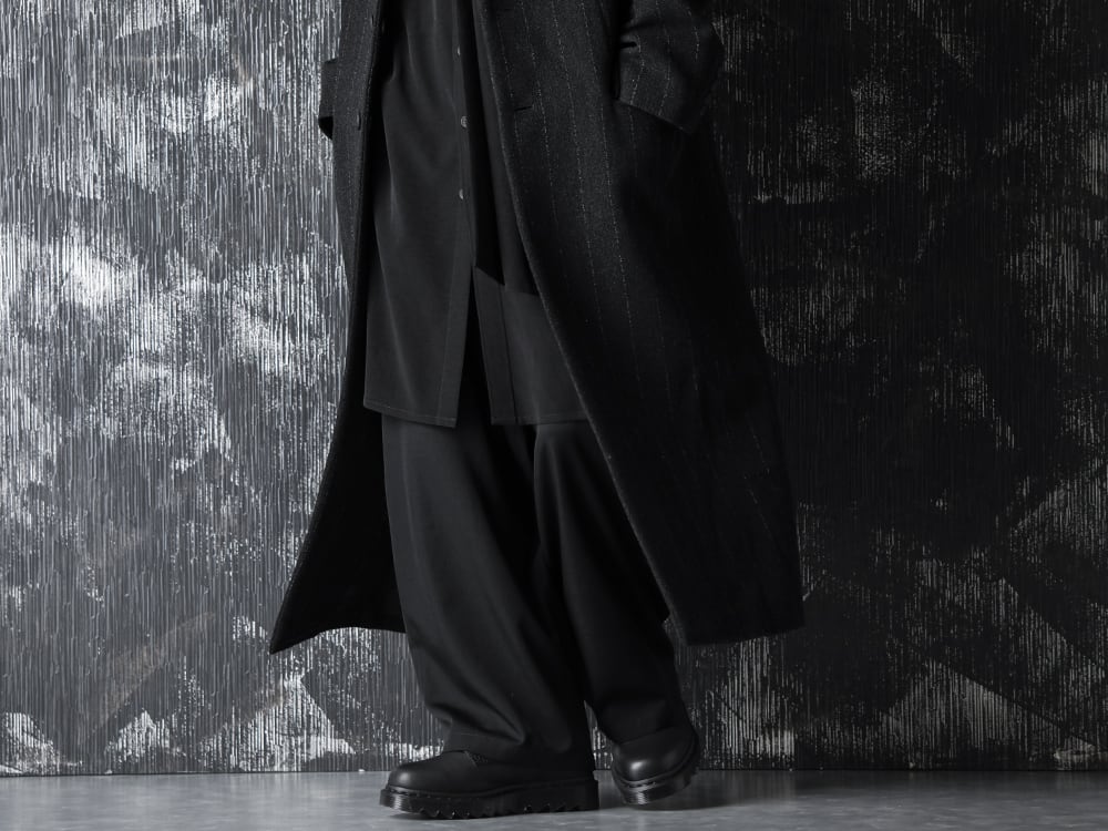Yohji Yamamoto 20-21AW Reversible Coat Style  - 2-006
