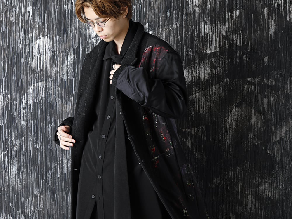 Yohji Yamamoto 20-21AW Reversible Coat Style  - 3-004
