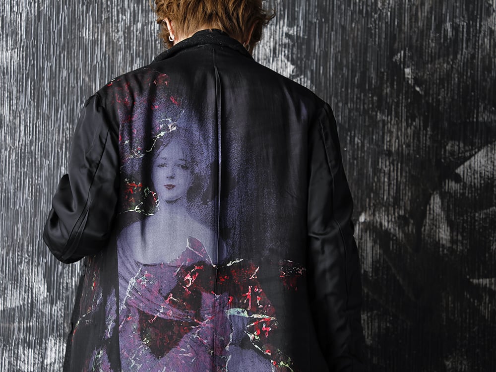 Yohji Yamamoto 20-21AW Reversible Coat Style  - 3-005