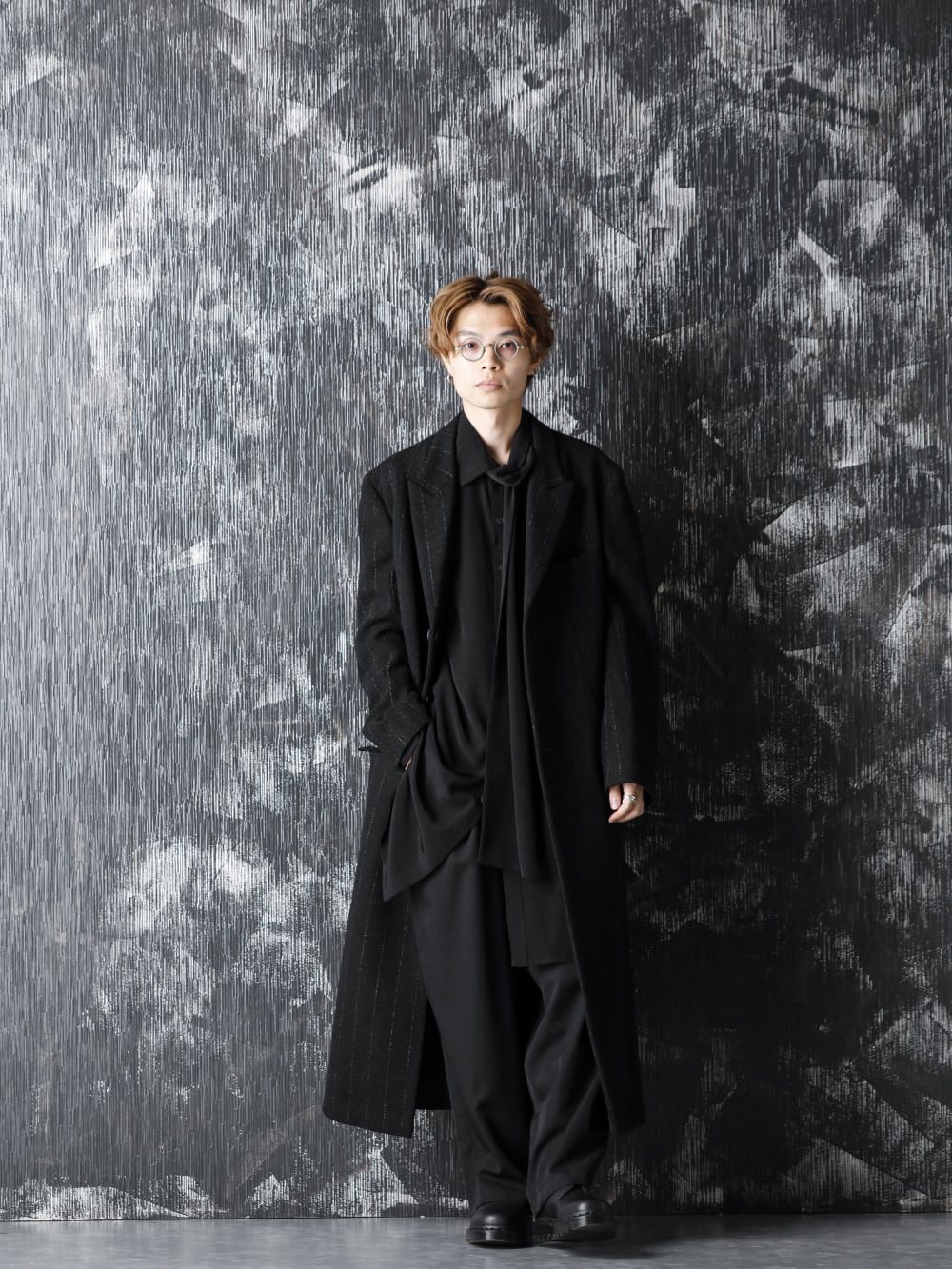 Yohji Yamamoto 20-21AW Reversible Coat Style  - 4-001