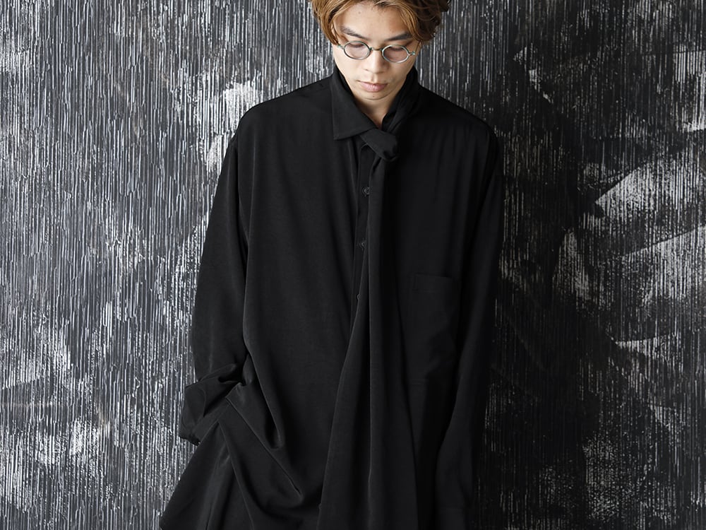 Yohji Yamamoto 20-21AW Scarf collar Blouse Style - 2-002