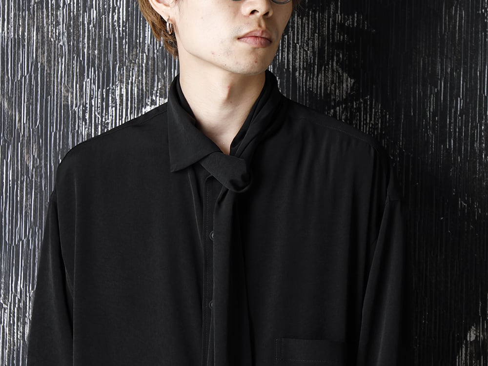 Yohji Yamamoto 20-21AW Scarf collar Blouse Style - 2-003