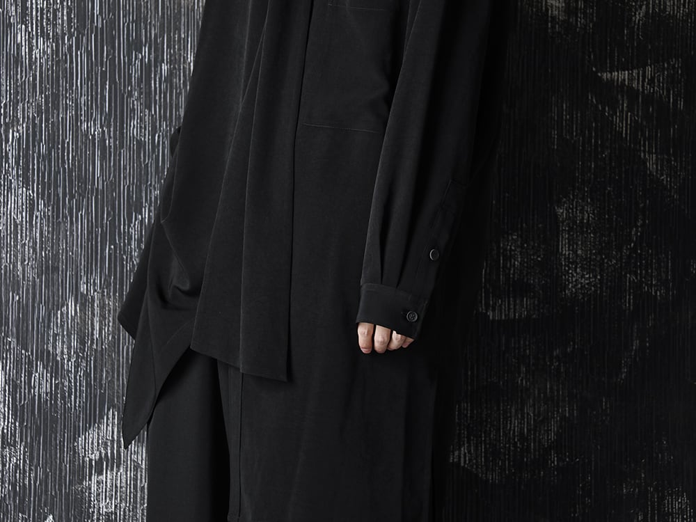 Yohji Yamamoto 20-21AW Scarf collar Blouse Style - 2-004